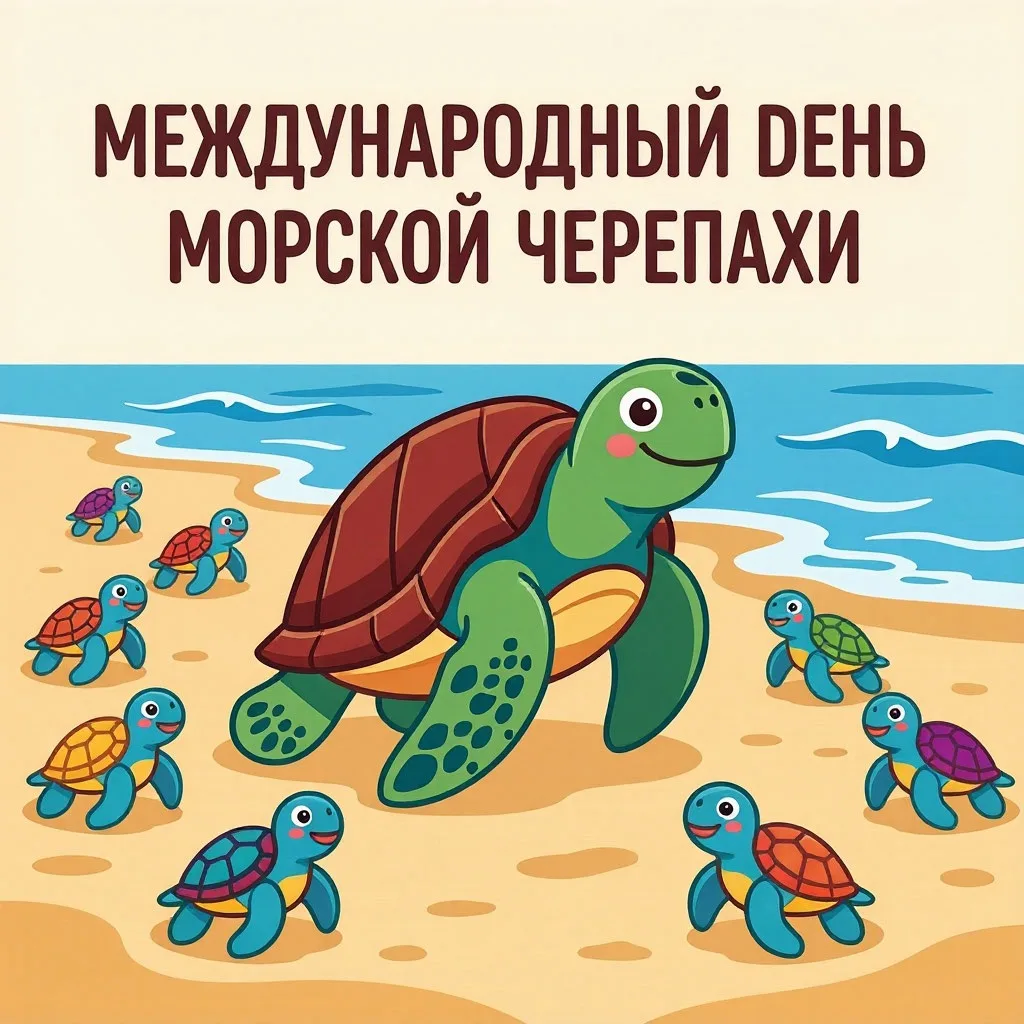✨🐢Сегодня, 16 июня, весь мир отмечает особенный праздник – Всемирный день морской черепахи!🐢
Морск