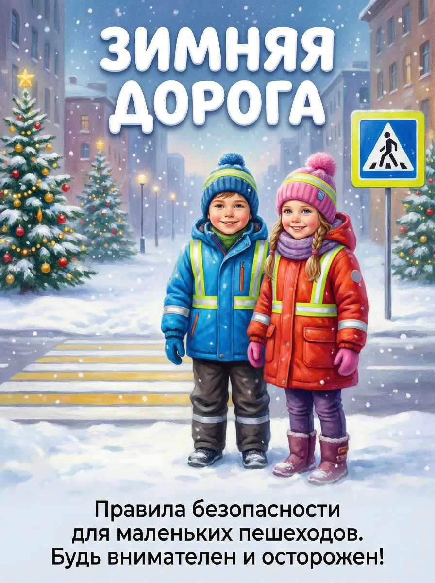 Правила безопасности для маленьких пешеходов👣‼️
