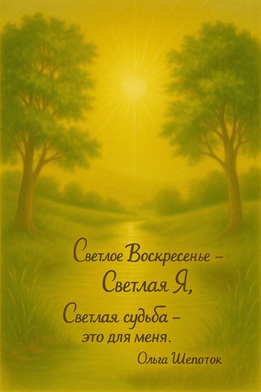 Воскресный шепоток.