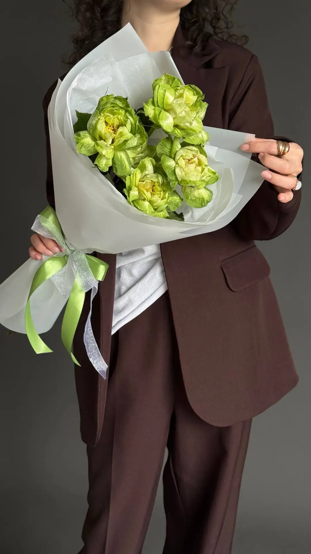 В наличии зеленые розы ВЕГГИ 🥬
