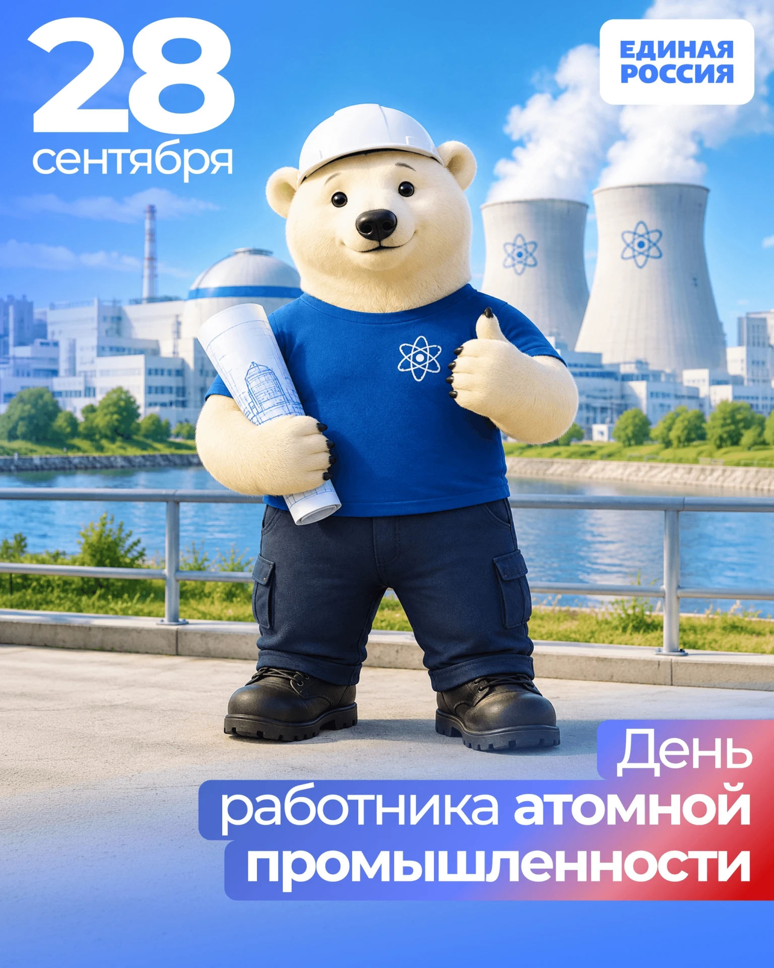 28 сентября — День работника атомной промышленности ⚛