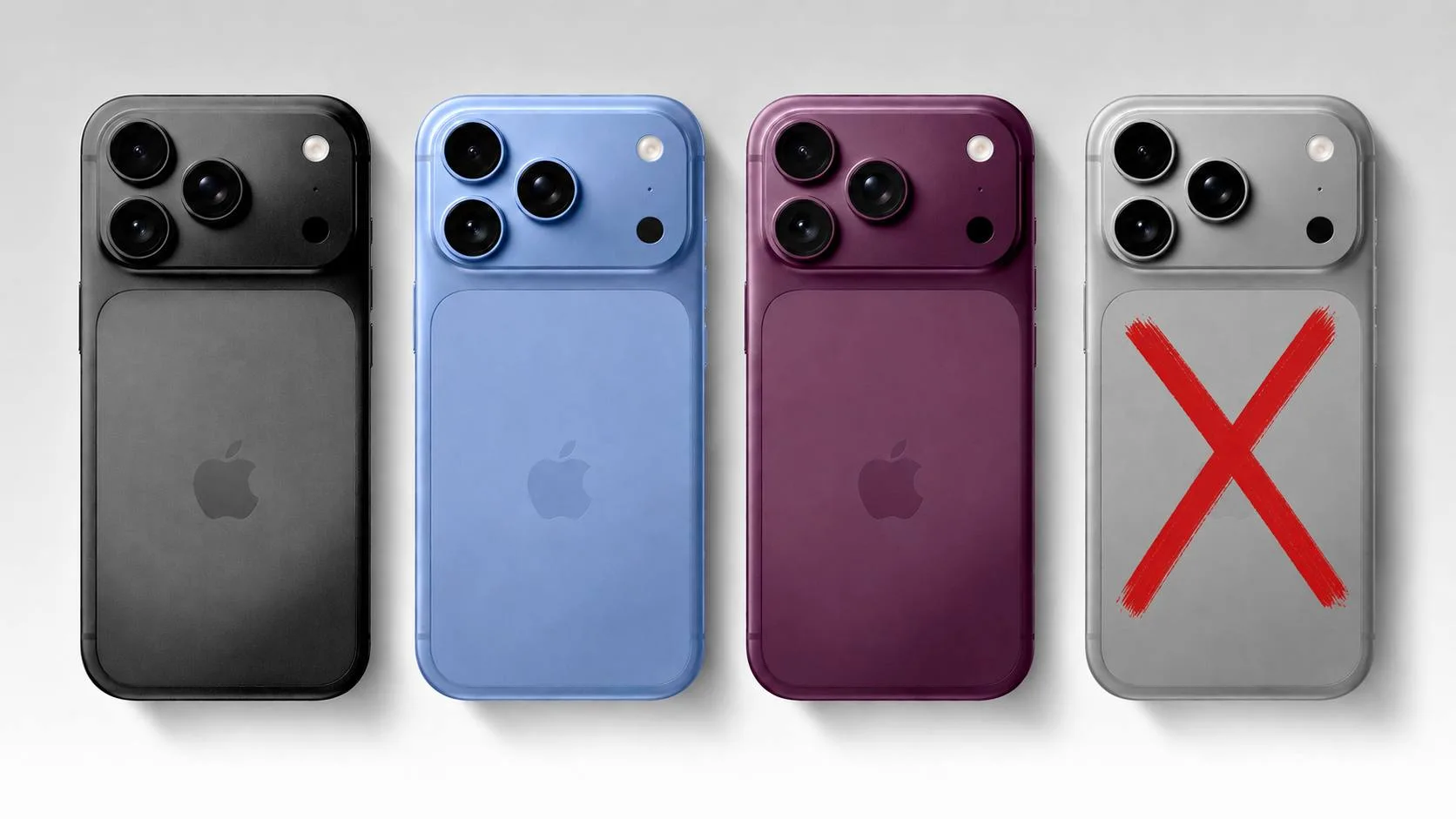 🍏 Слухи: Apple планирует отказаться от серебряного iPhone 18 Pro и выпустить всего три...