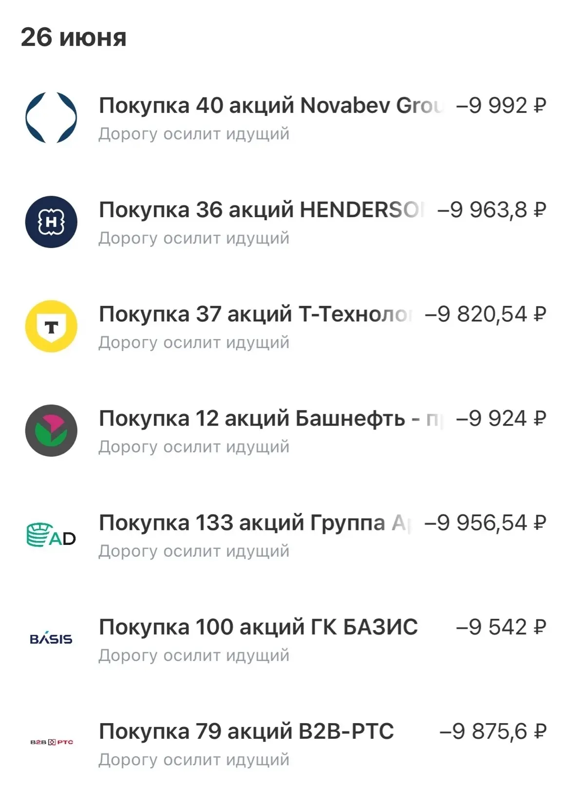 Продолжаю покупать
--------------------------
Изыскал дополнительные средства и последние дни набира