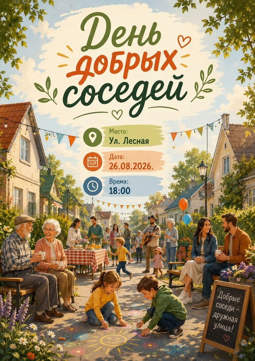 Не пропустите "День добрых соседей" в вашем микрорайоне!