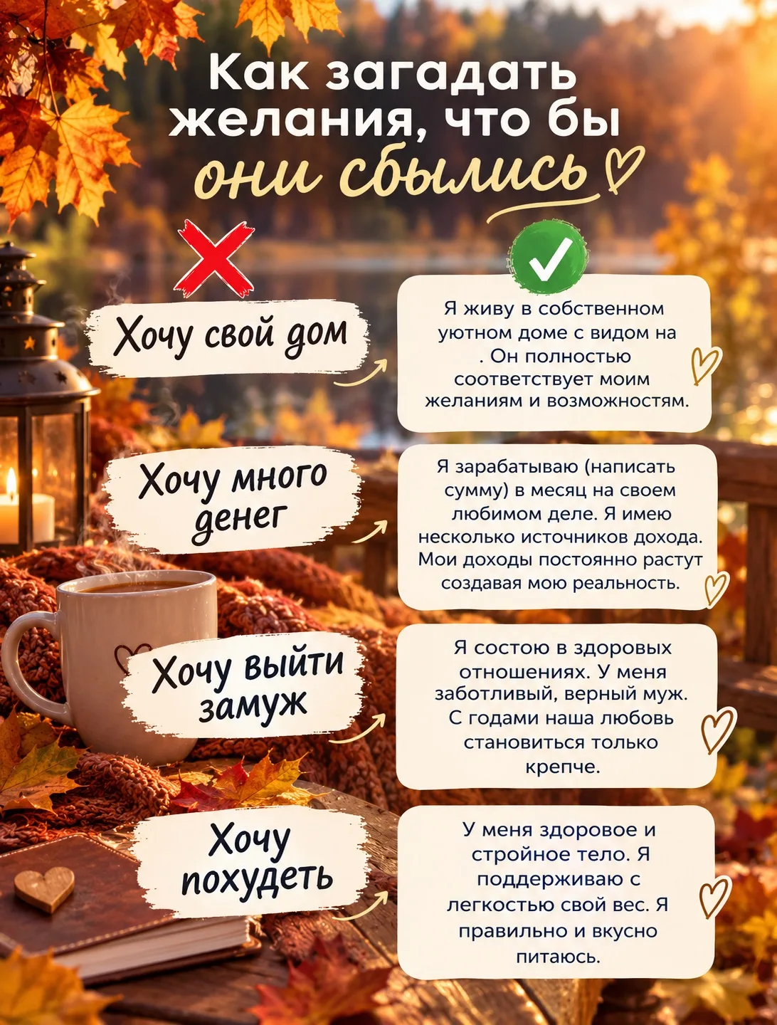 ✨ Маленький секрет формулировки желания