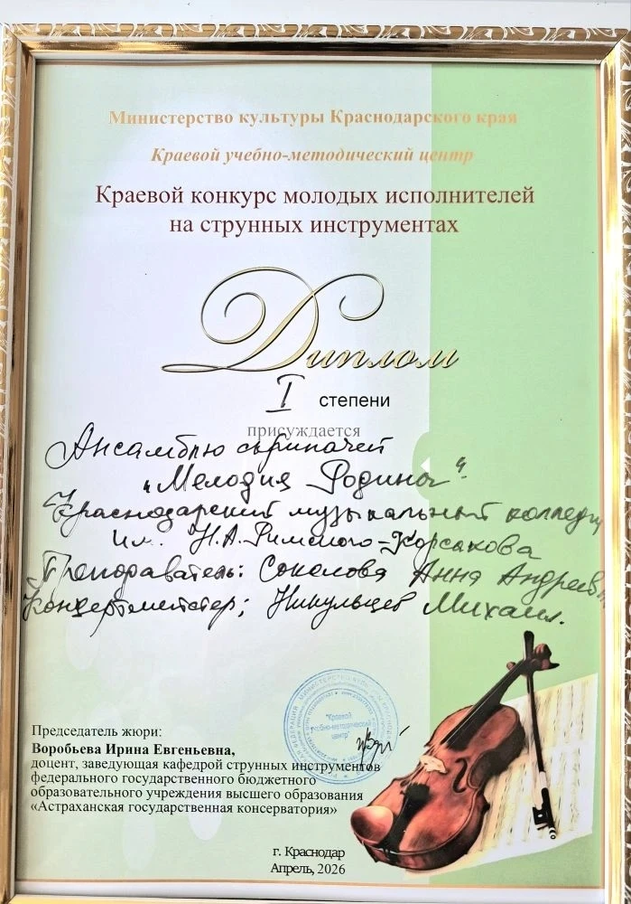 Поздравляем студентов нашего колледжа, которые стали лауреатами в номинации «Коллективн...