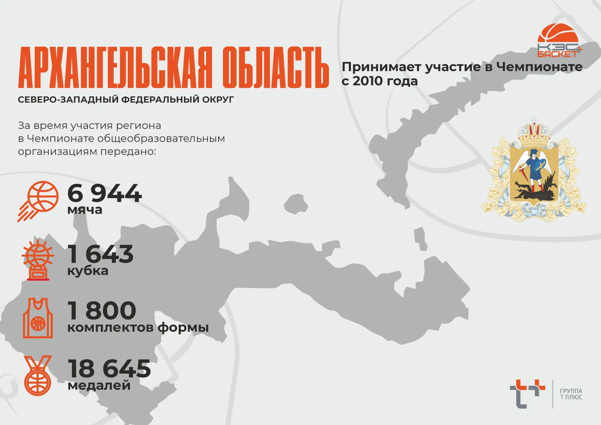 ✅ Архангельская область

Школьники Архангельской области присоединились к проекту в 2010 году.

🏀 В