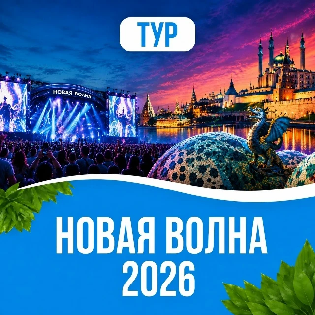 Эксклюзивный тур в Казань: НОВАЯ ВОЛНА 2026 🎤