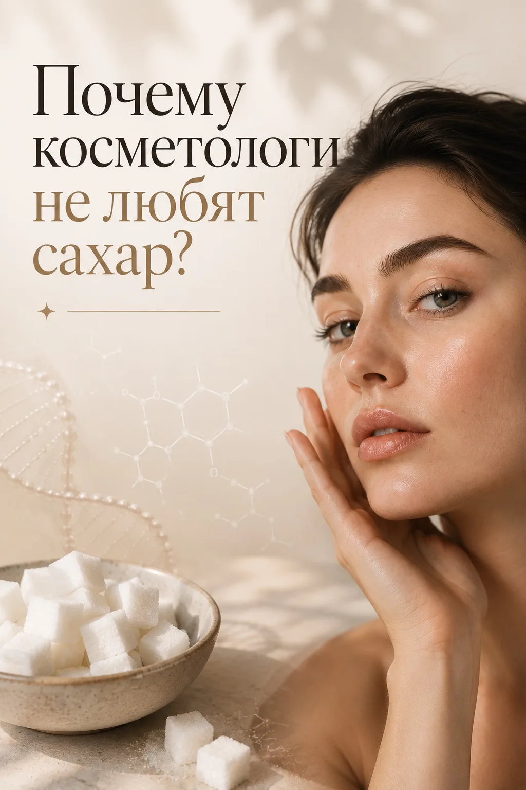 Почему косметологи не любят сахар? 🍰