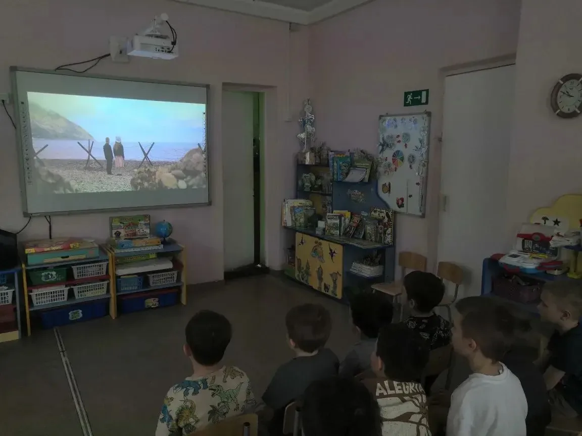 Дошкольное отделение корпус 3-52/1.  Акция «В кино всем классом». Воспитанники подготовительной груп