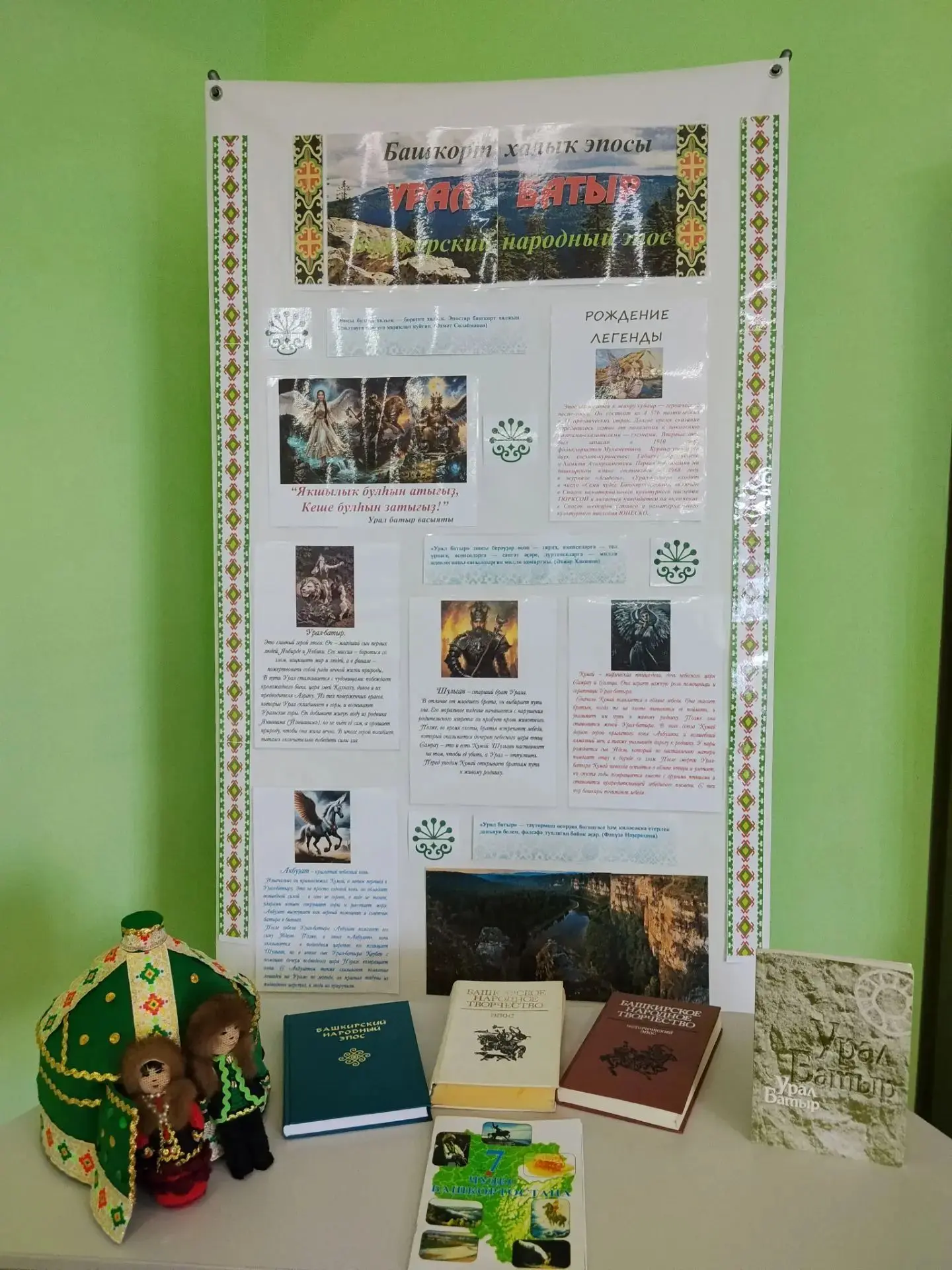 «Погружаемся в мир „Урал‑Батыра“: новый стенд в нашей школе» 💫