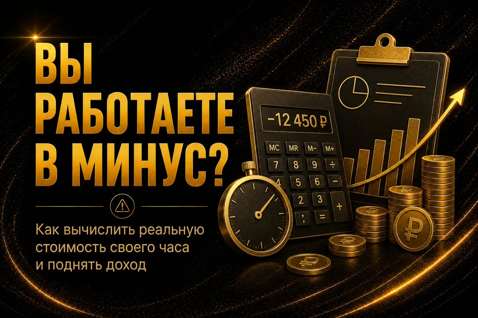 Как посчитать стоимость своего часа — и не работать в минус 🧮