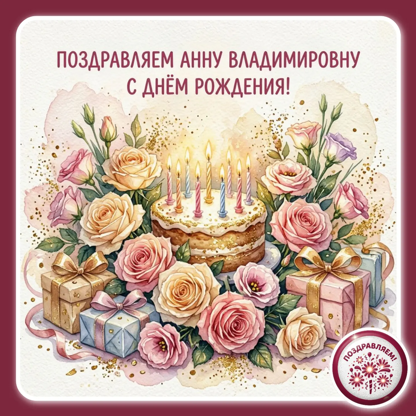 🎉 Поздравляем нашу коллегу, социального работника Анну Владимировну З., с днем рождени...