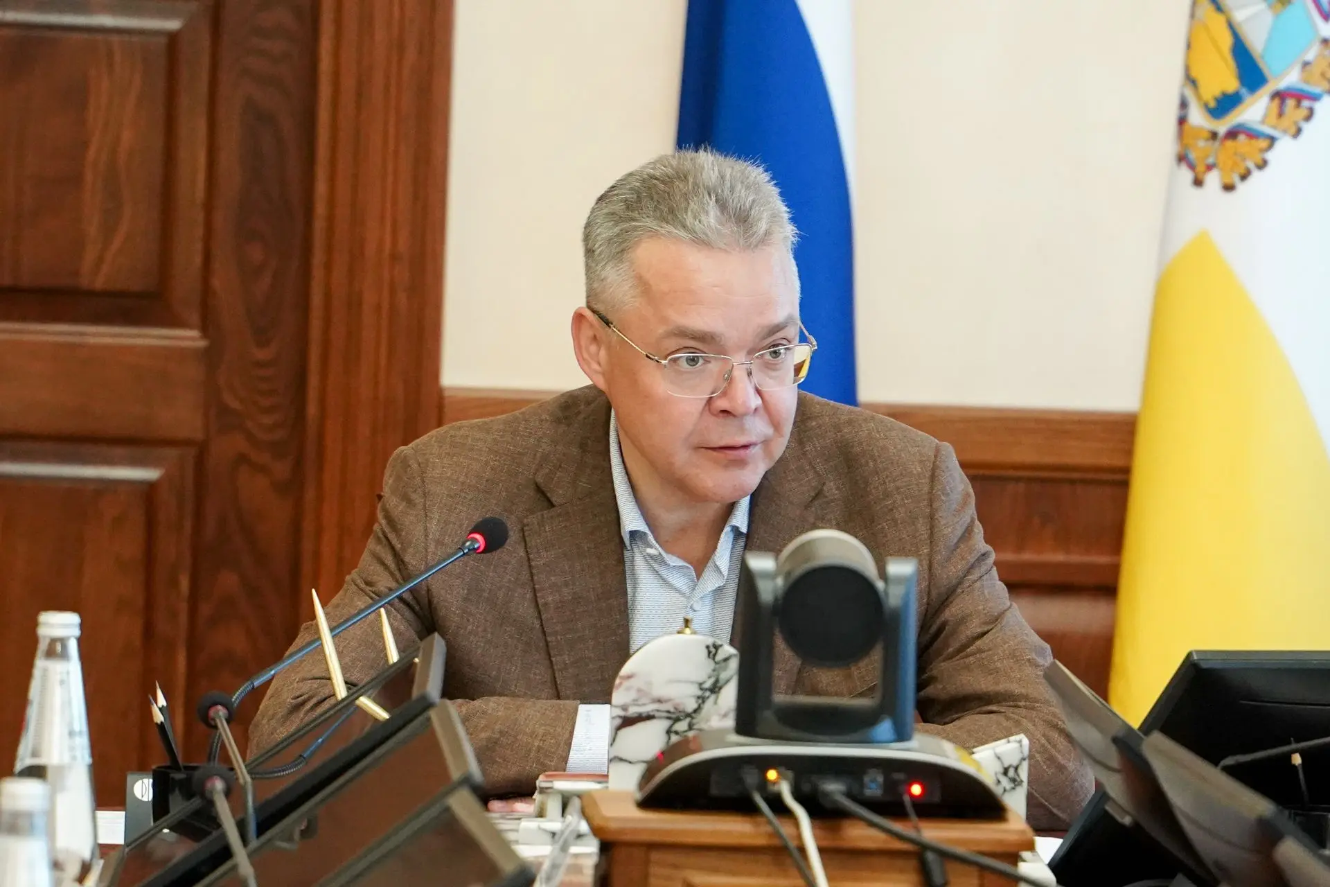 Губернатор Владимиров обсудил развитие электросетей Ставрополья