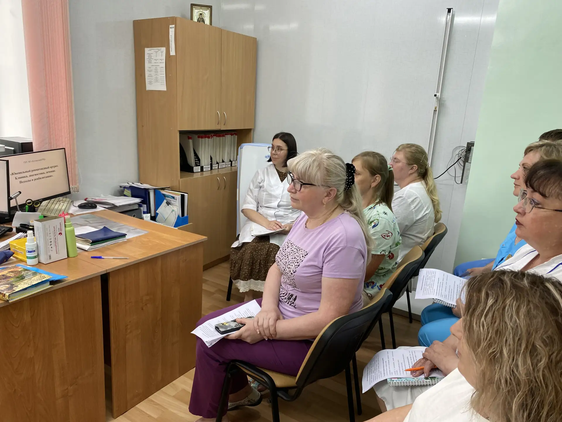 Методическое объединение  медицинских работников по теме: «Ювенильный ревматоидный артрит». 
На мето