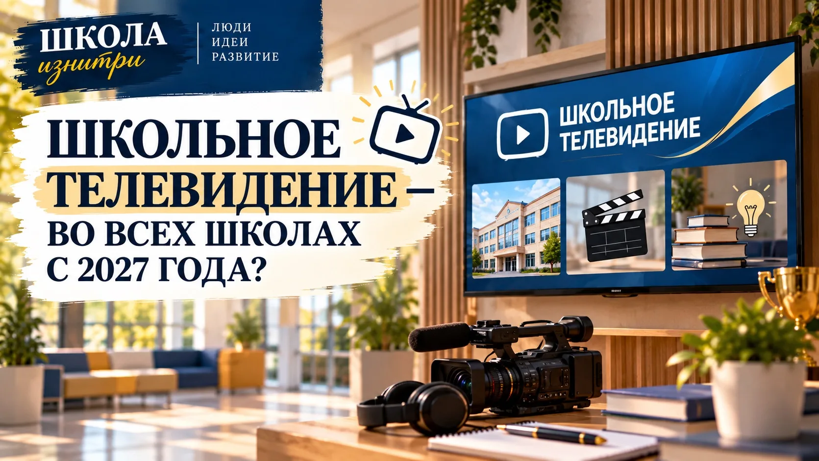 📺 ШКОЛЬНОЕ ТЕЛЕВИДЕНИЕ — ВО ВСЕХ ШКОЛАХ С 2027 ГОДА?