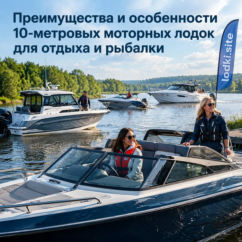 Преимущества и особенности 10-метровых моторных лодок для отдыха и рыбалки