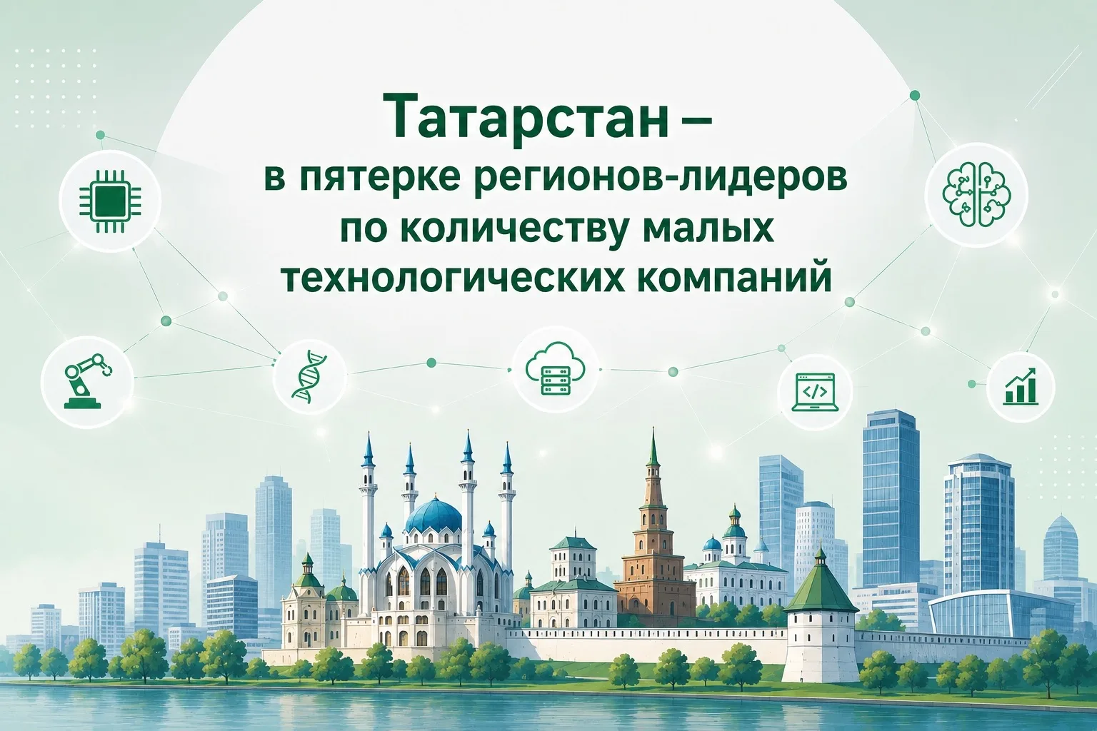 На текущий момент в Татарстане насчитывается 257 малых технологических компаний (МТК). Республика за