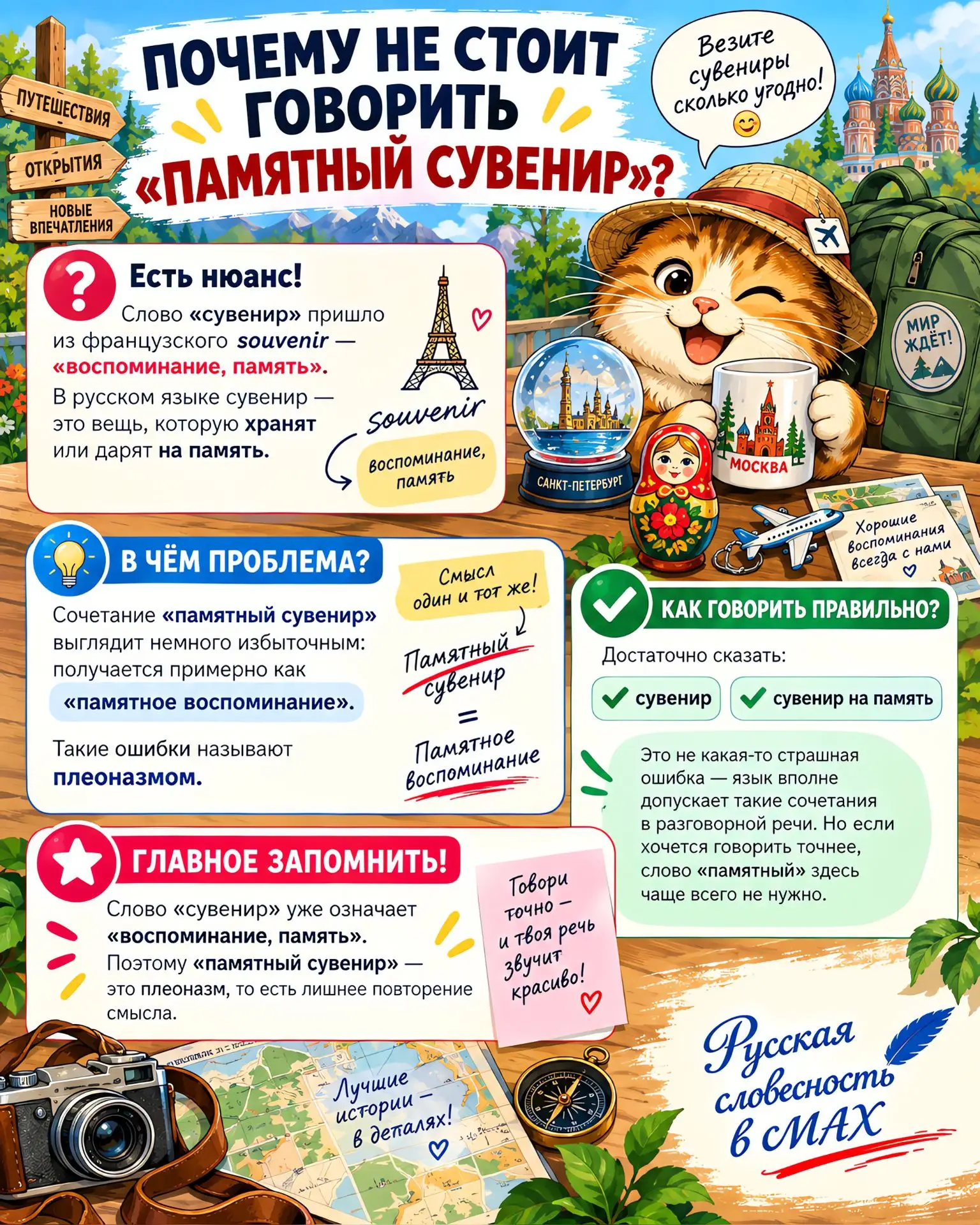 Нужен ли сувениру «памятный»?