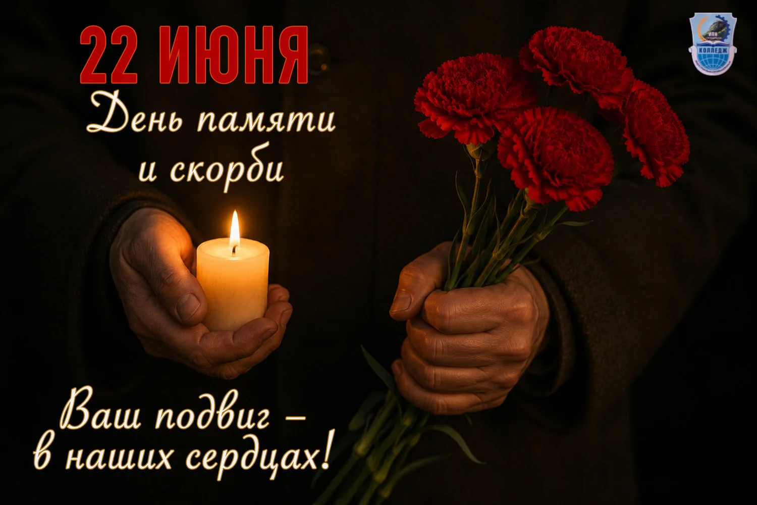 🕯22 июня — День памяти и скорби🕯

В этот день мы вспоминаем тех, кто погиб в годы Великой Отечеств