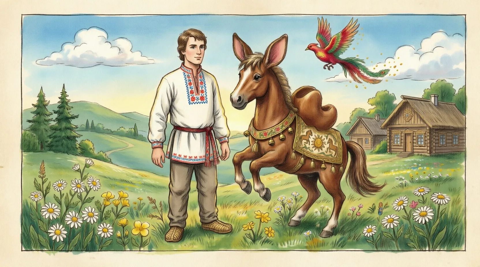 📚 Мини-викторина по сказке «Конёк-Горбунок»
