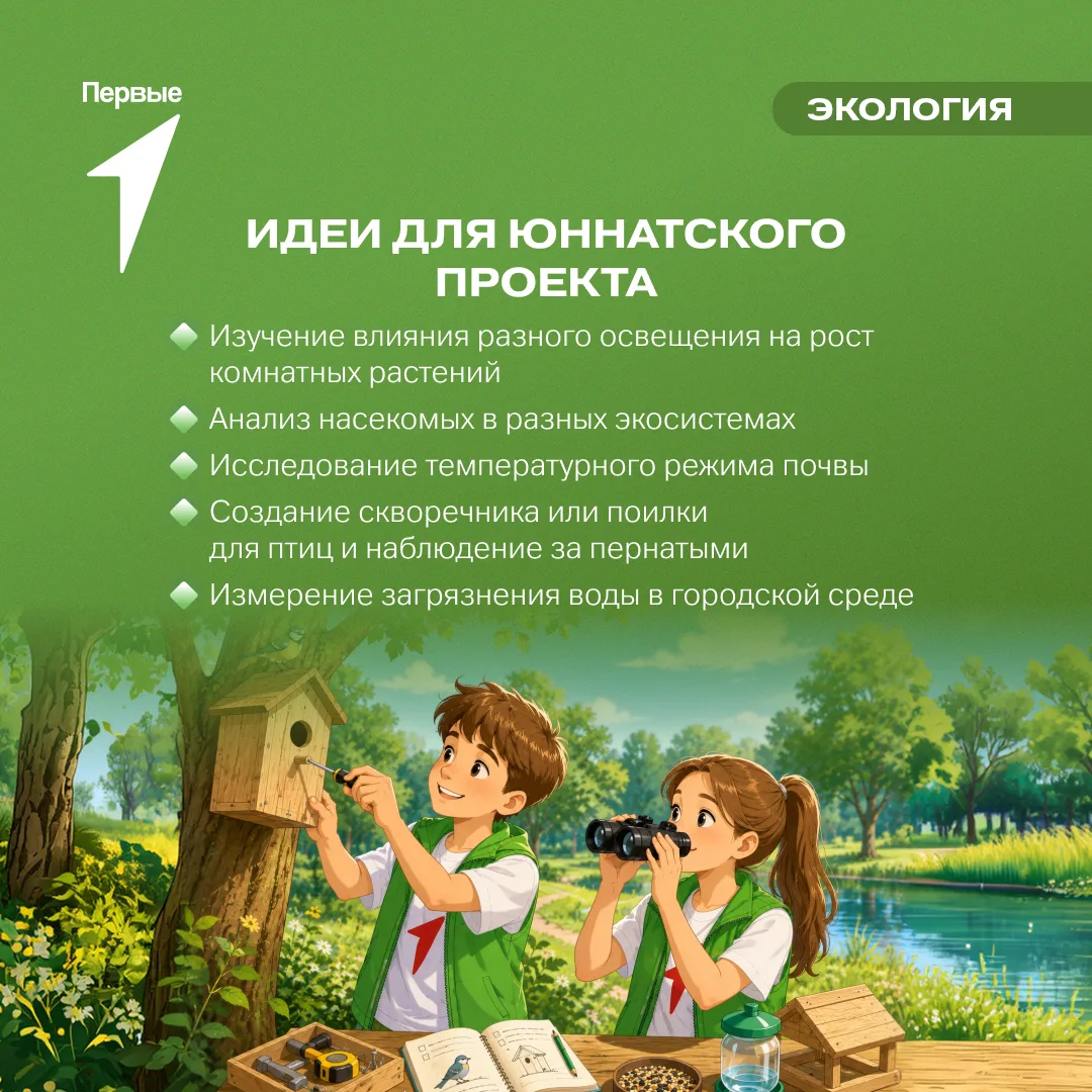 🌿 Наблюдение за природой, анализ данных, создание полезных вещей своими руками — это и есть то, что