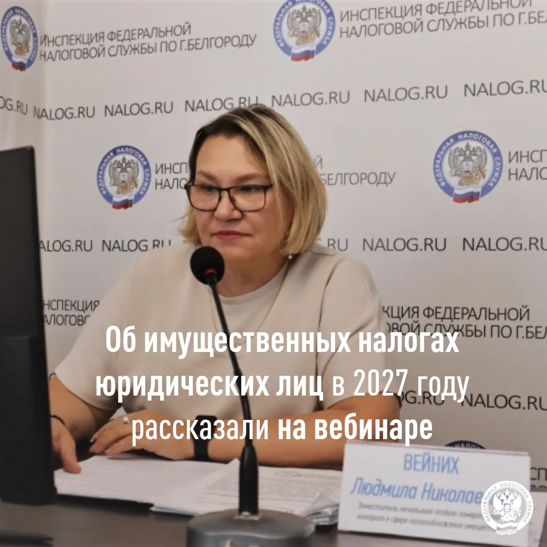 На вебинаре рассказали об имущественных налогах юридических лиц в 2027 году