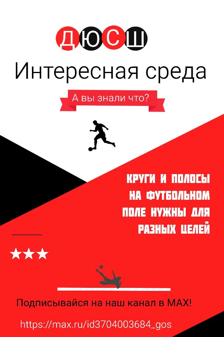 🏟 А вы знали, что круги и полосы на футбольном поле нужны для разных целей? 🤔

Кажется, что размет