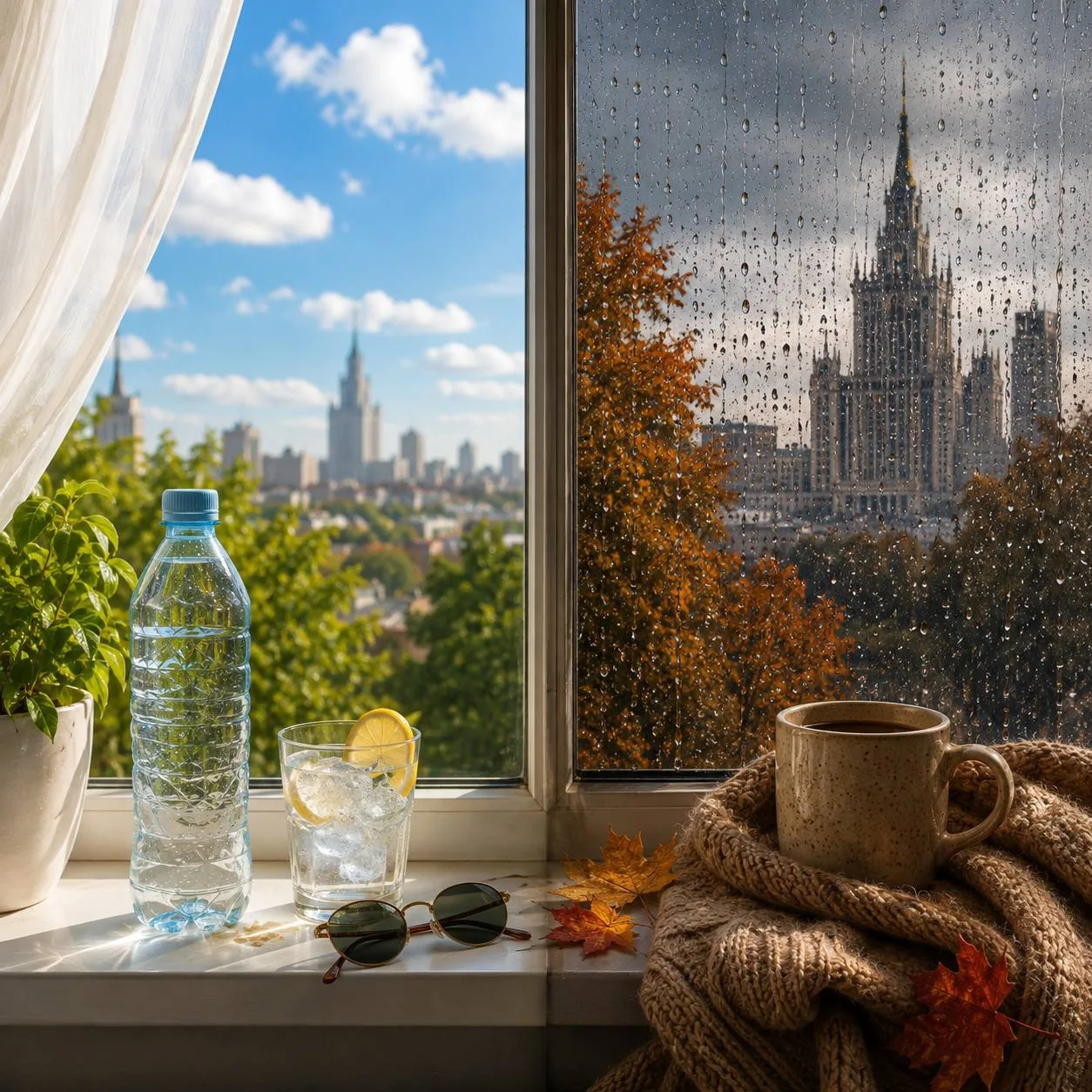 Москва, кажется, нажала кнопку «осень» 🍂