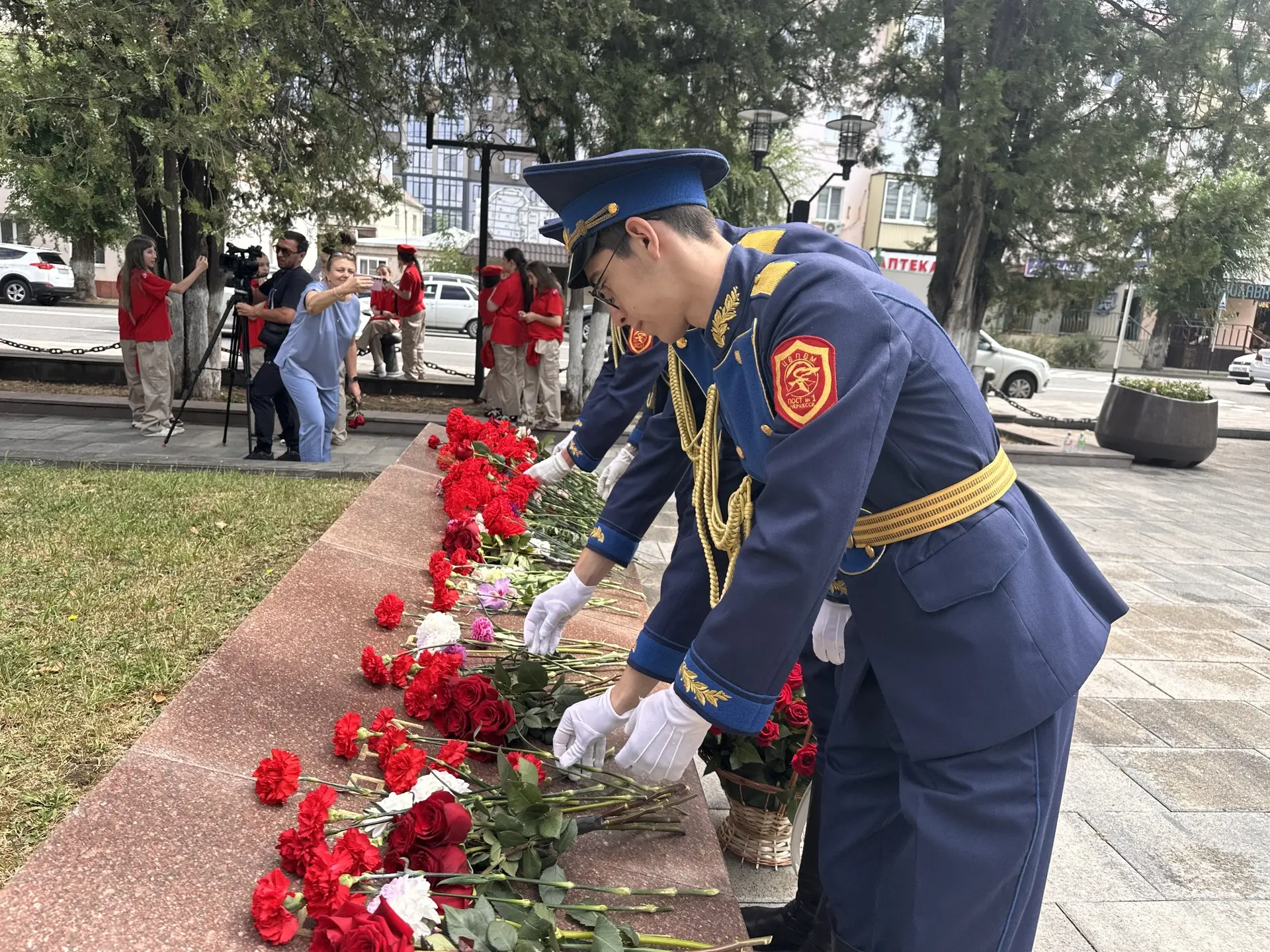 В Черкесске завершилось торжественное мероприятие, посвящённое открытию городской патри...