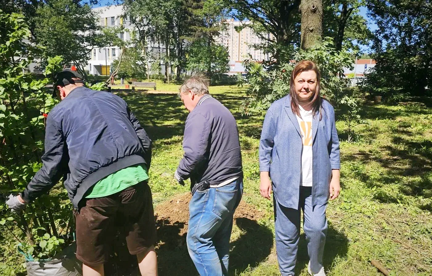 Совместно с Уполномоченным представителем Главы городского округа Химки Людмилой Капуст...