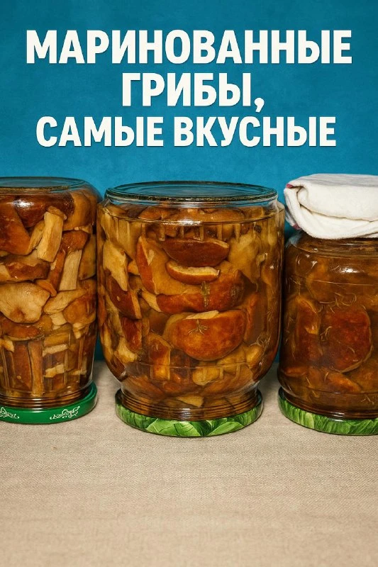 МАРИНОВАННЫЕ ГРИБЫ, САМЫЕ ВКУСНЫЕ