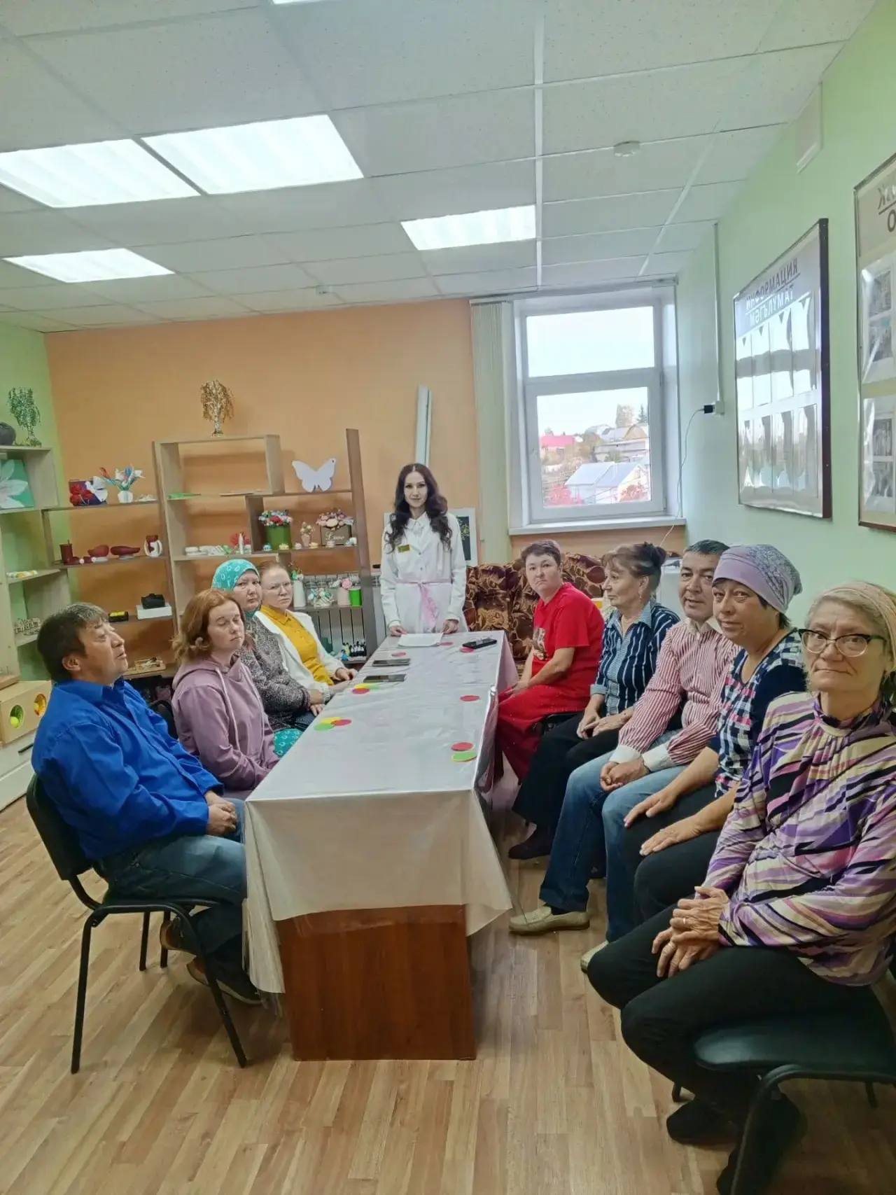 Сегодня в КЦСОН «Наз» было проведено профилактическое занятие на тему «Витамины для здо...