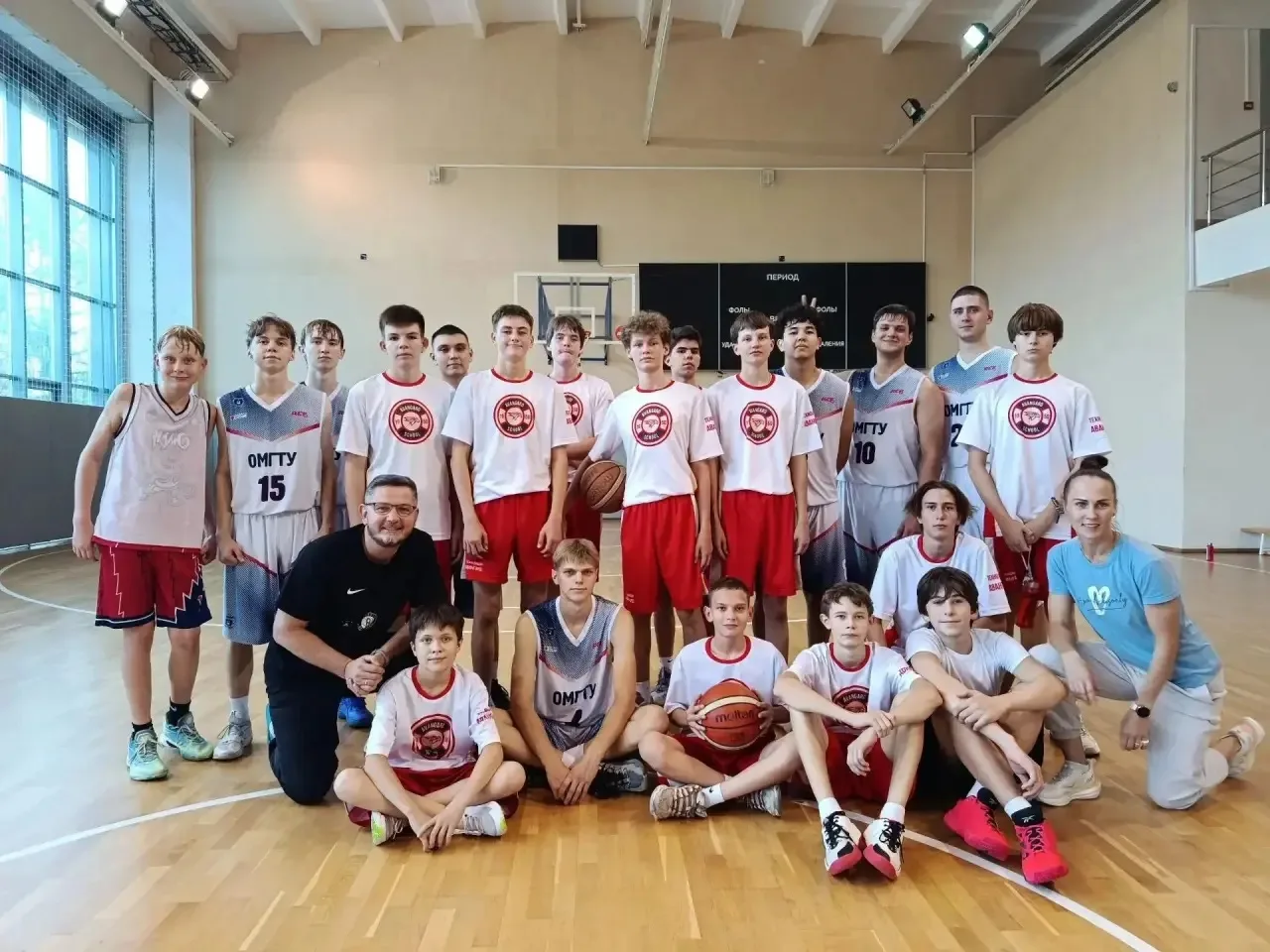 🏀05 сентября сборная команда лицея провела учебно-тренировочное занятие с юношеской сб...