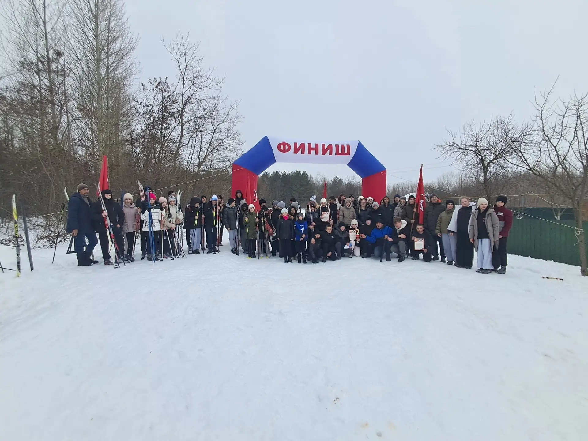 ⛷27 февраля состоялись районные соревнования среди юнармейских отрядов образовательных ...