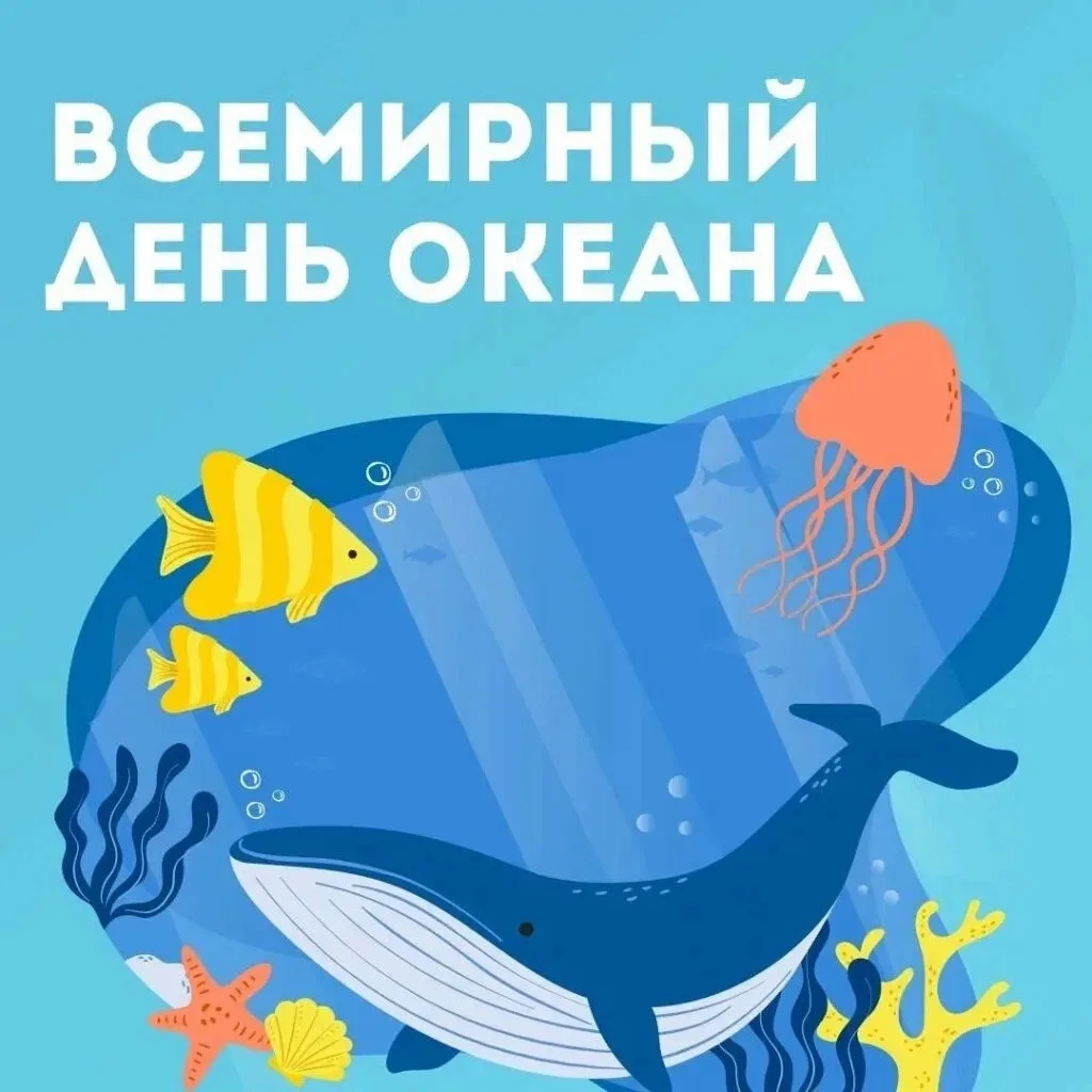 8 июня - Всемирный день океанов!🐳🌊🐬