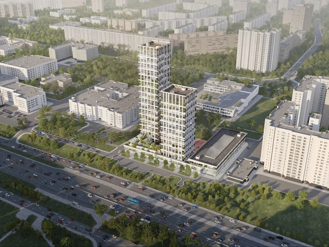 🏗 На Варшавском шоссе, вл. 146 построят жилой комплекс — на месте заброшенного супермаркета.

Власт