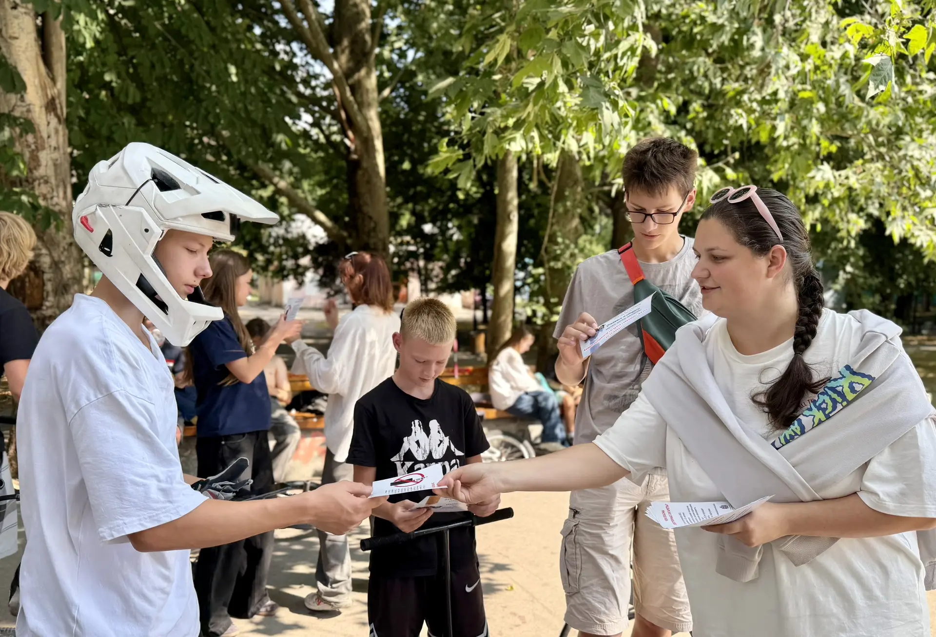 🚭 Акция «В будущее без риска» прошла в Детском парке

Сотрудники «Парков столицы» раздали юным посе