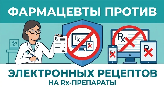 🔗 Почему 82% фармацевтов выступают против электронных рецептов на Rx-препараты?