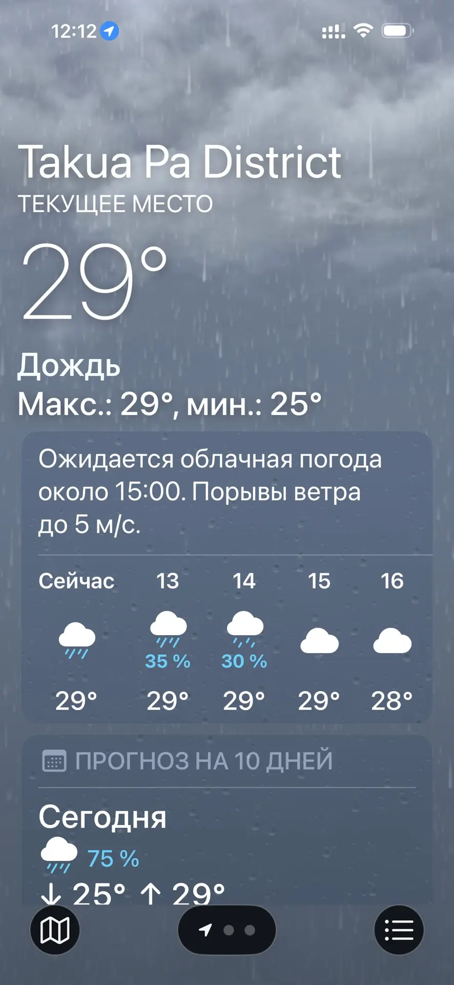 По поводу не сезона и прогноза погоды, когда едешь сюда в это время каждый день по прог...