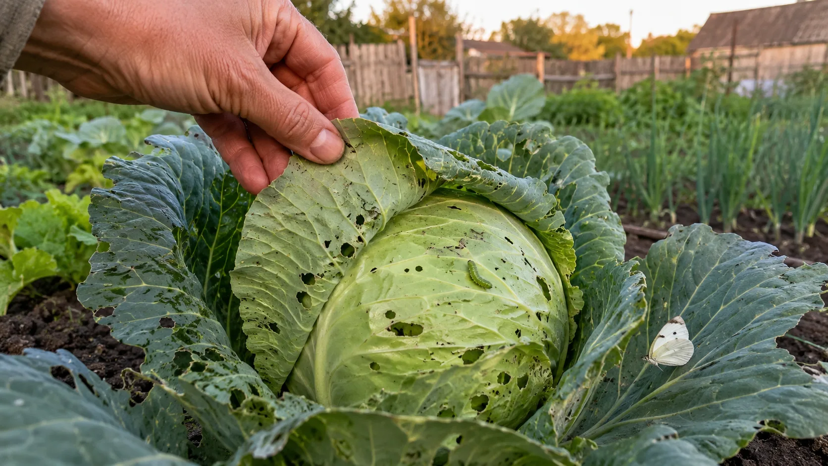 🥬 Бабочка ест капусту: что советуют огородники
