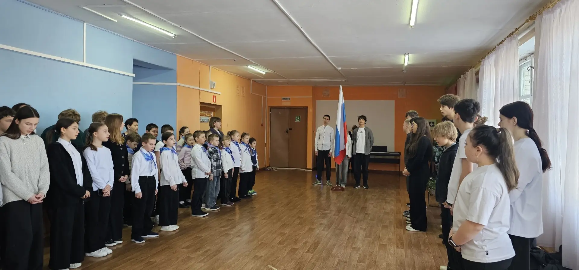 🤍💙❤️ Церемония поднятия Государственного флага Российской Федерации 16.03.2026