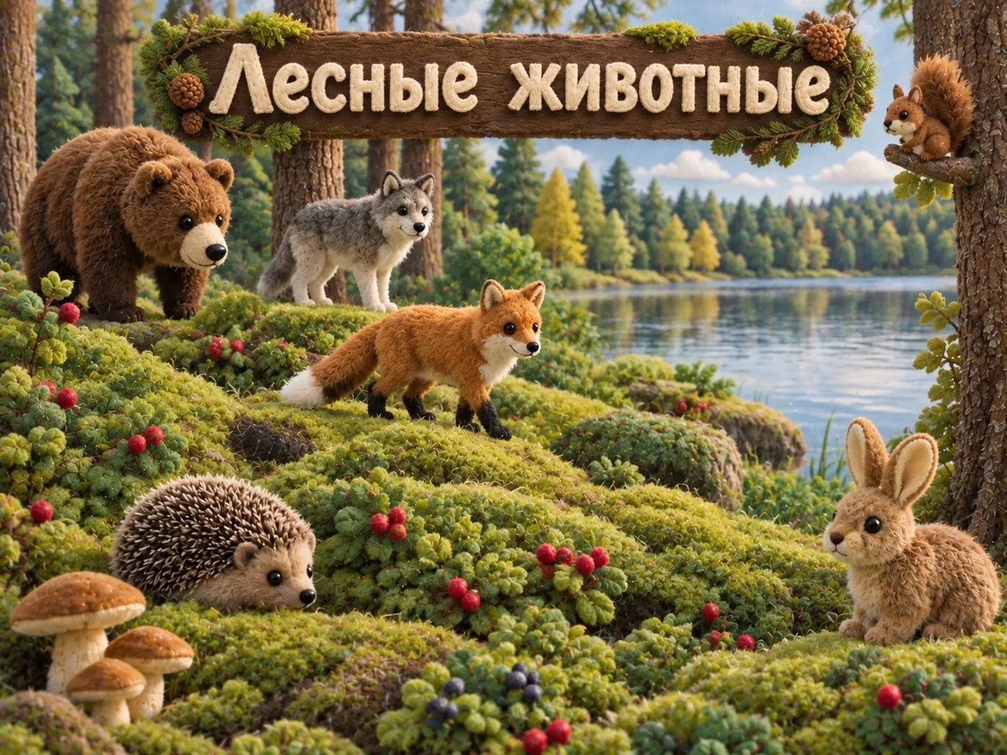 🐻На занятии в саду дети увлекательно изучали разнообразие лесных животных🌳 В ходе зан...