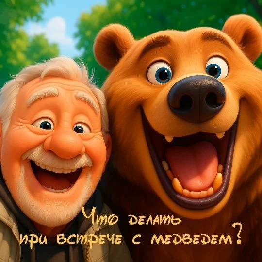 Как вести себя при встрече с медведем? 🐻
Отправляясь в лес, важно помнить не только о правилах безо