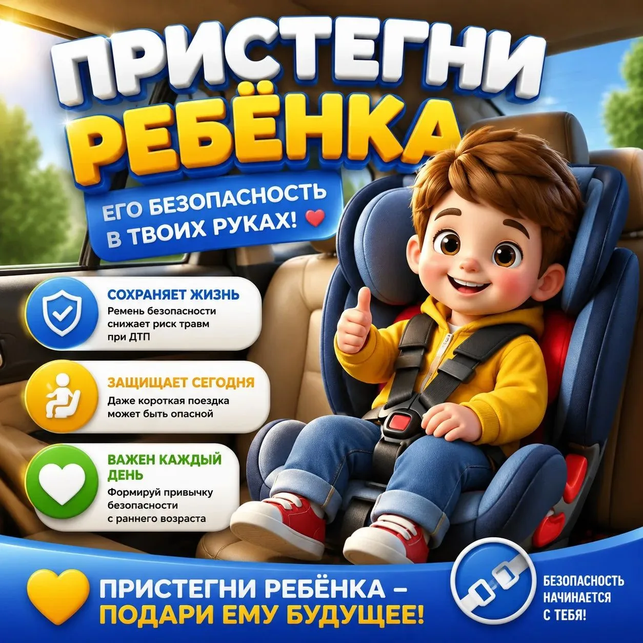 Самое дорогое кресло в вашей машине — это детское.

Каждое утро мы встречаем наших любимых малышей у