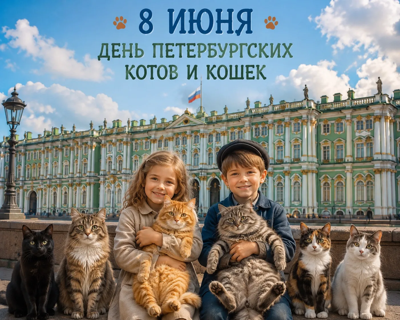 🐾 Сегодня в Санкт-Петербурге отмечают особенный и очень уютный праздник — День петербу...