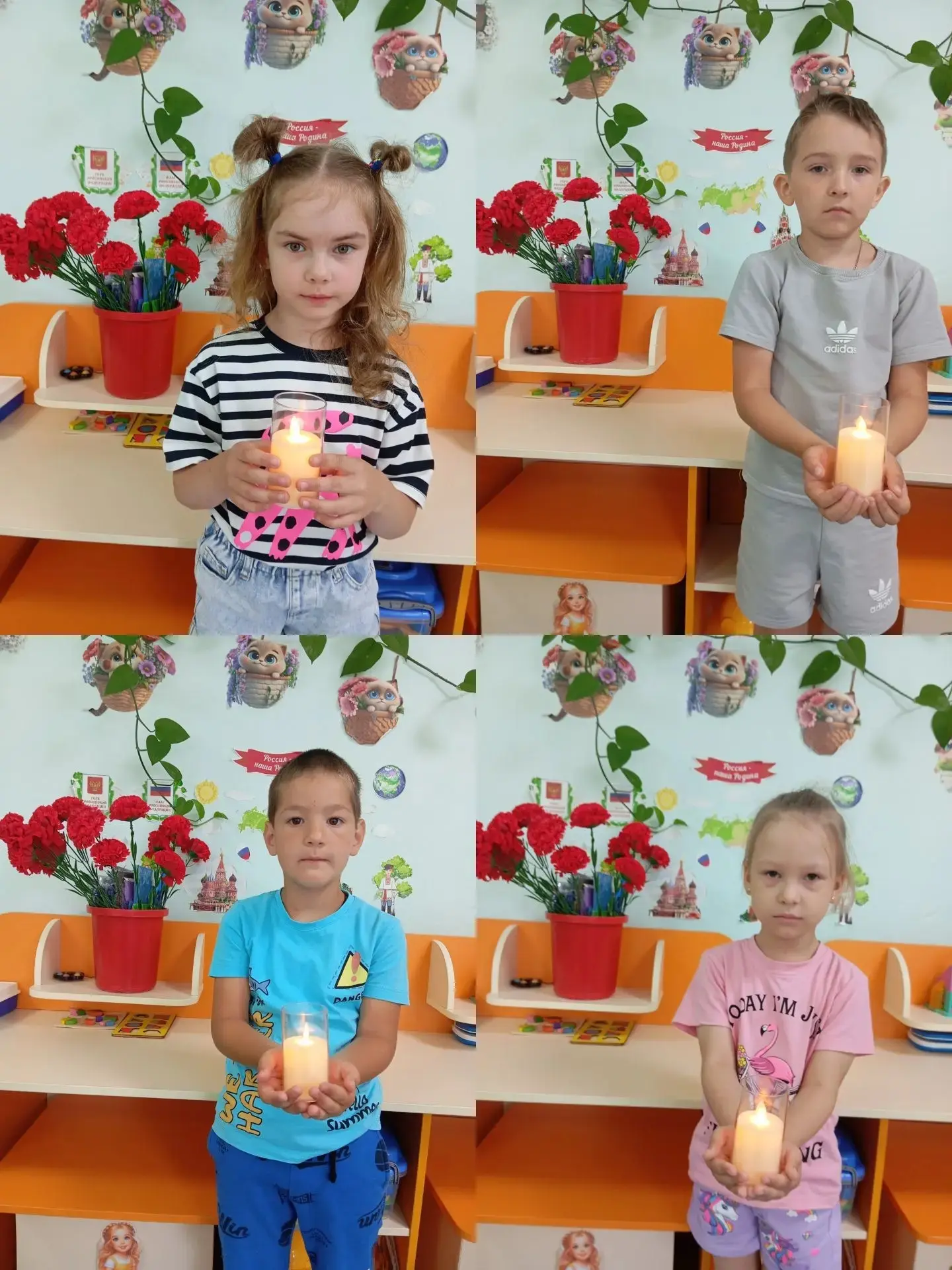 Акция "Свеча памяти" прошла в группе "Улыбка".
Цель: «Свеча горит — значит, мы помним».
воспитатель 