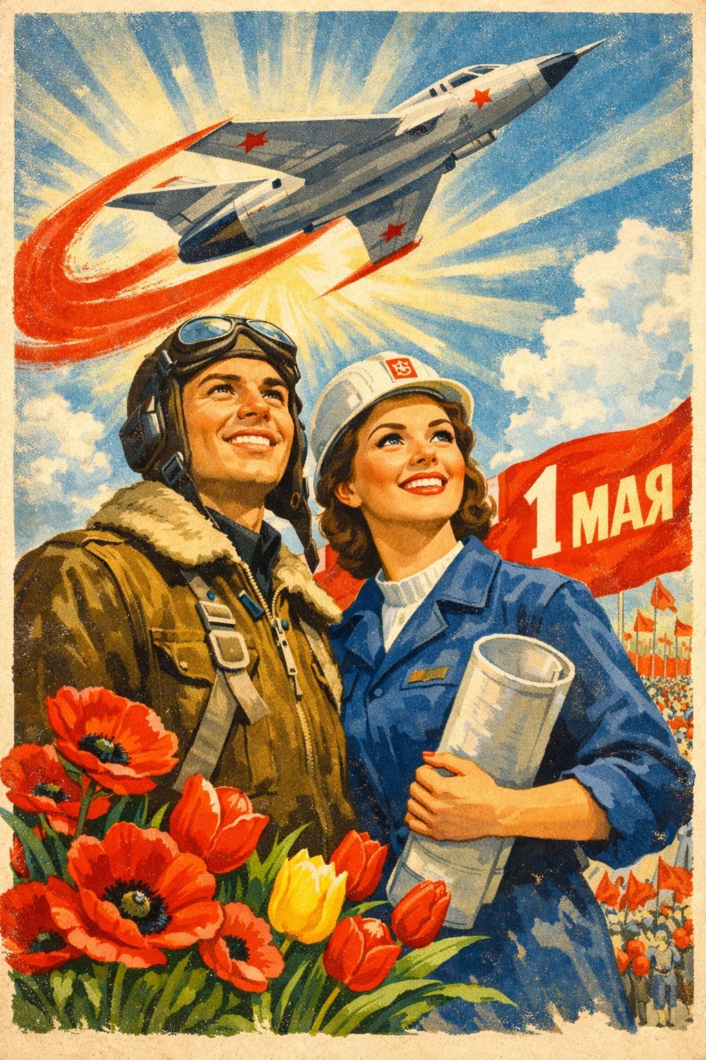С Праздником Весны и Труда!