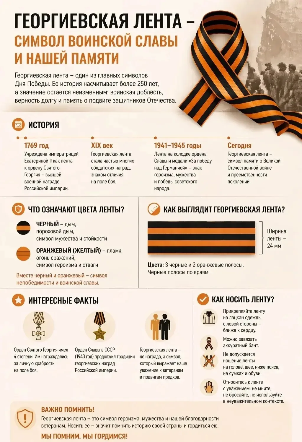 🇷🇺️ 22 апреля присоединяйтесь к международной акции «Георгиевская лента»!

В этот день стартует еж