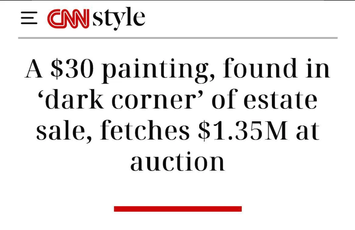 🇺🇸 В Мичигане картину за $30 продали за $1,3 млн.